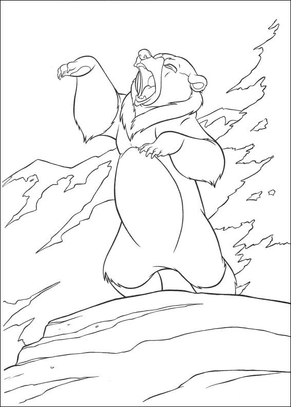 Coloring page Brother bear 2 Brother bear 2